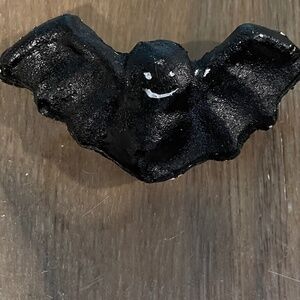 Hand-Painted Plaster Bat